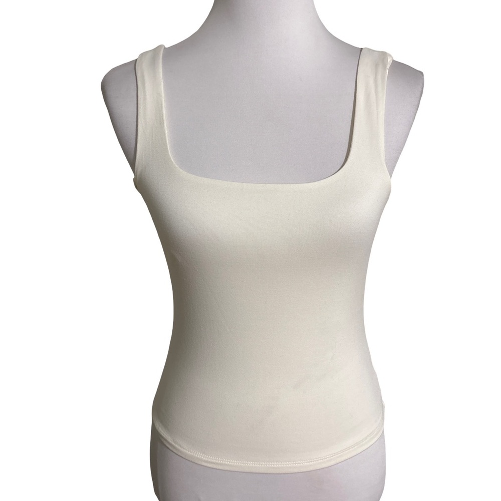 Pink Rose Cream Tank Top